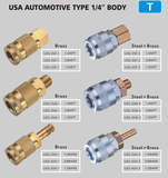 USA AUTOMOTIVE TYPE 1/4” BODY