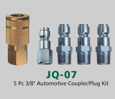 5 Pc 3/8" Automotive Coupler/Plug Kit (JQ-07)