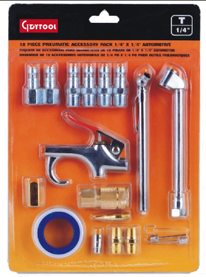 18Pcs Pneumatic Accessory Kits (GD-01K)